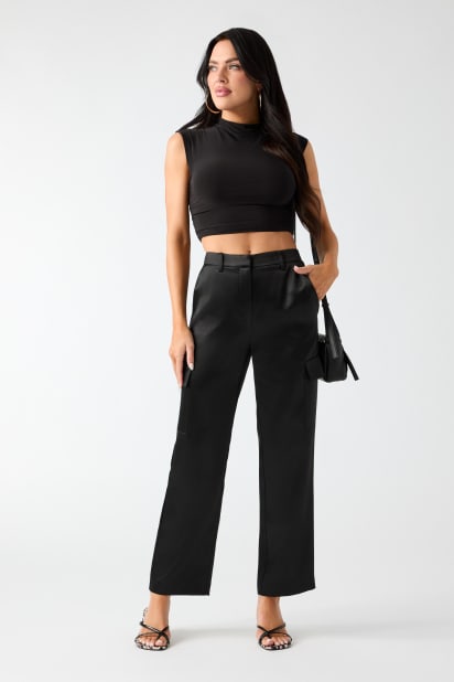 GUESS® Megan Cargo Satin Pants