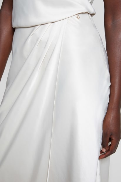GUESS® Eco Anastasia Midi Satin Skirt