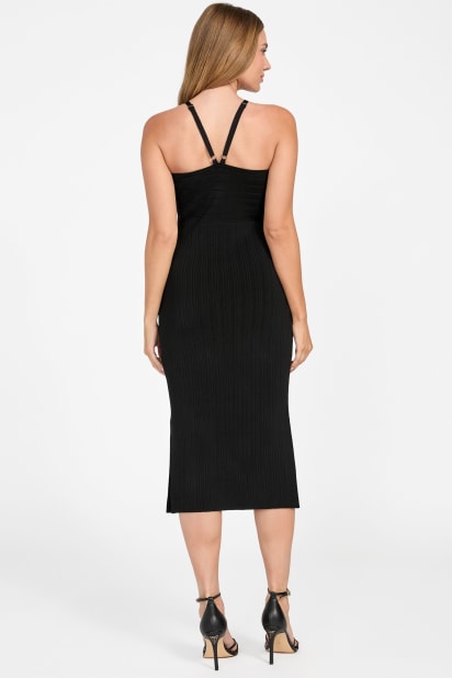 Guess Women's Sofie Mirage Rib Dress - Black - Casual dresses
