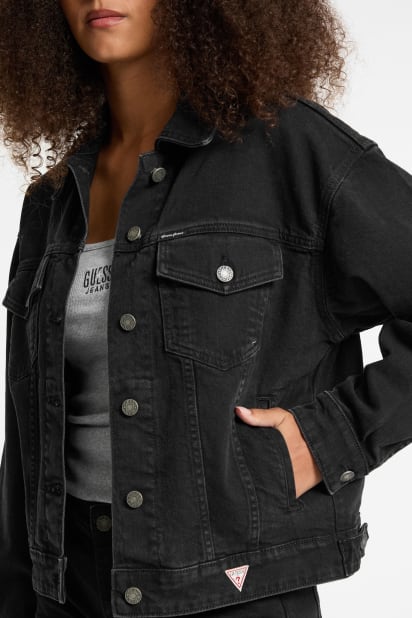 GUESS® Oversized Denim Trucker Jacket