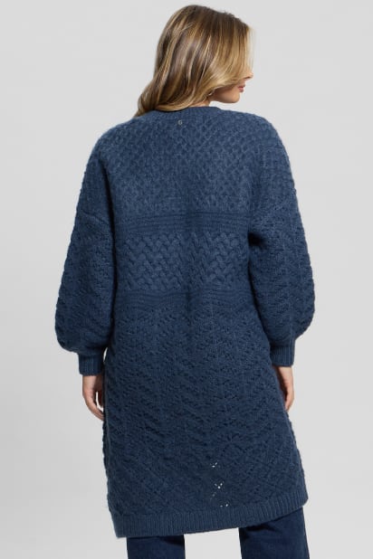GUESS® Eco Valeria Mixed Stitch Cardigan