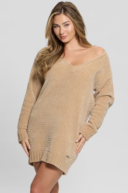 【ホワイト系その他(G9L9)】GUESS ニット セーター(W)Talia Chenille Sweater GUESS｜GUESS ニット セーター(W)Talia Chenille Sweater | Rakuten