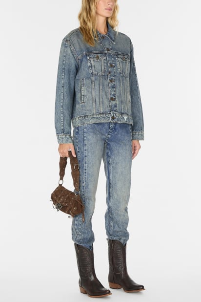 GUESS® oversized pieced denim jacket