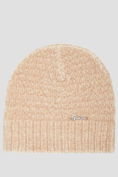 新品未使用⭐︎タグ付　CALME loose fit beanie ivory GUESS® Eco Talia Chenille Beanie