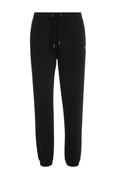 y414185　レディース　BLK M GUESS® Mini Label Joggers
