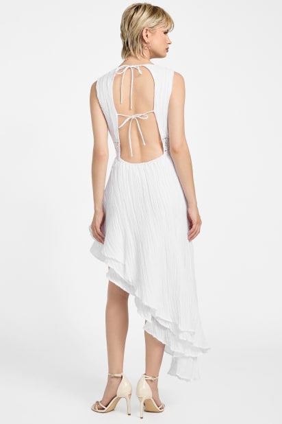 guess v neck asymmetrical dress Guess V-Neck Asymmetrical Dress