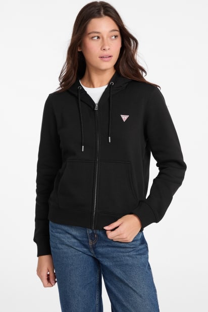 GUESS® Mini Patch Zip-Up Sweatshirt
