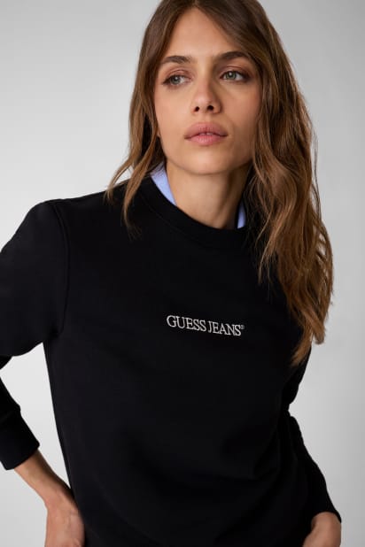 GUESS® Embroidered Logo Sweatshirt