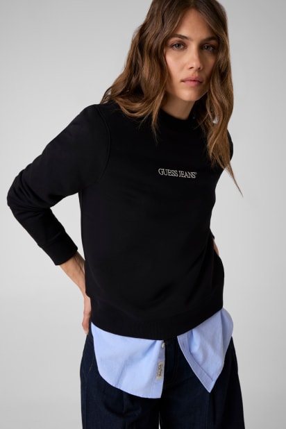 GUESS® Embroidered Logo Sweatshirt