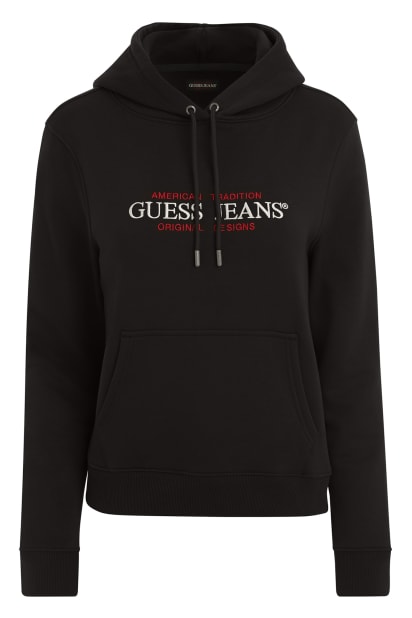 服/ファッション USA GUESS GUESS JEANS Notch Neck Hoodie パーカー | GUESS(ゲス) JAPAN 公式
