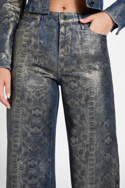 GUESS® Bellflower Snakeskin Jeans