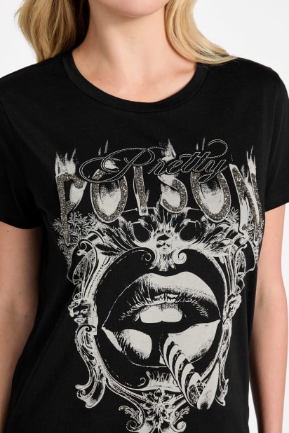 GUESS® Eco Poison Lips Easy Tee