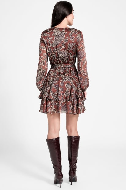guess chiffon dress Eco Clara Chiffon Dress