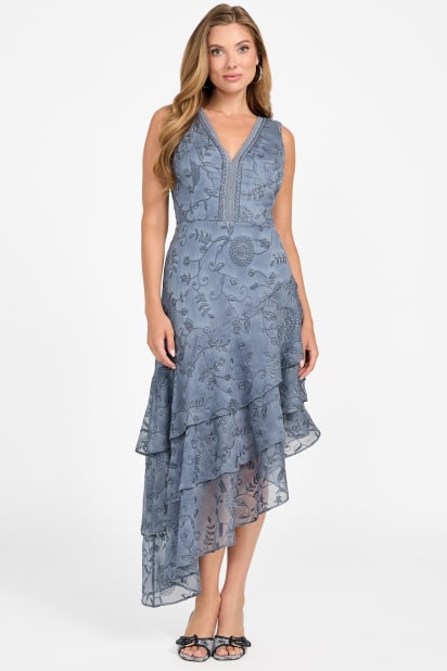 chinese dress ladies Guess Jeans Lace Up Denim Dress (M)  Holy Thrift