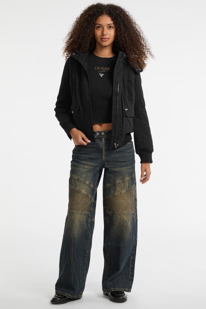 GUESS® GUESS Originals Eco Faux-Fur Hooded Parka