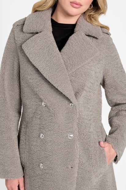 GUESS® Laila Faux-Fur Coat