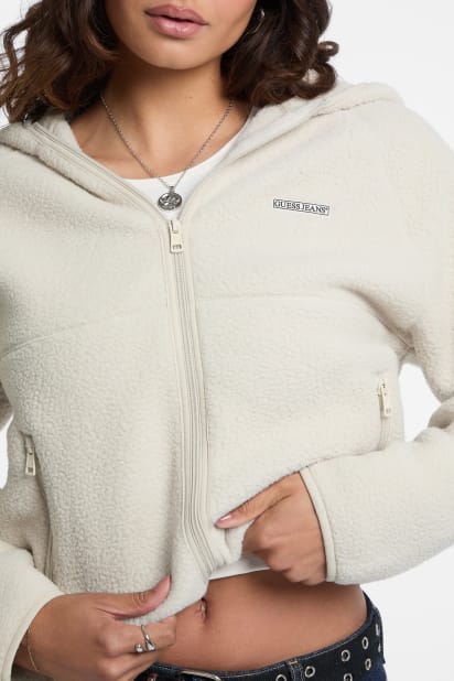 GUESS® Faux-Sherpa Hoodie