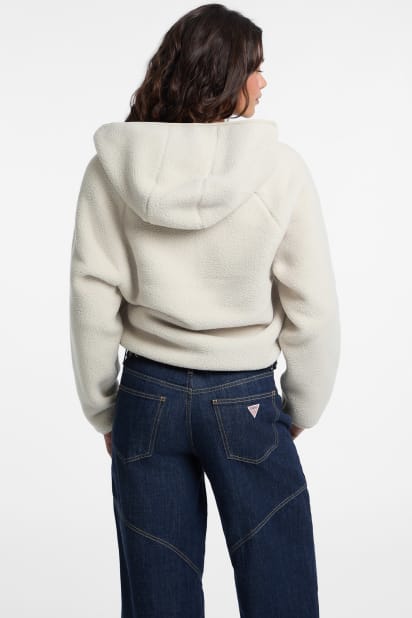 GUESS® Faux-Sherpa Hoodie