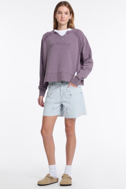 GUESS® GUESS Originals Eco Vintage Notch Sweatshirt
