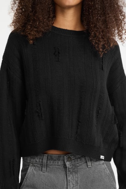 GUESS® GUESS Originals Eco Distressed Sweater