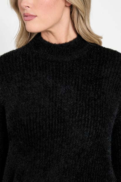 GUESS® Torri Faux-Fur Tunic Sweater