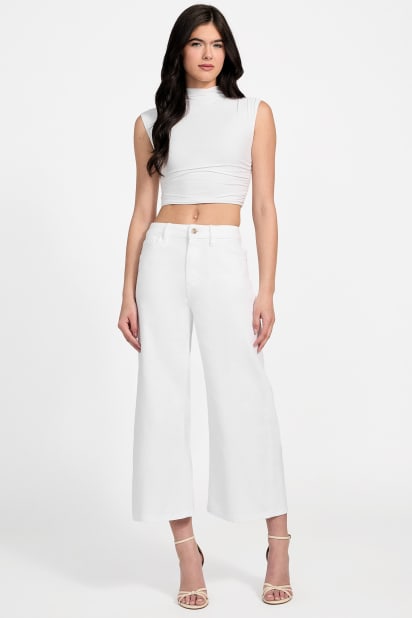 GUESS® Eco Bellflower Cropped Wide Leg Jeans