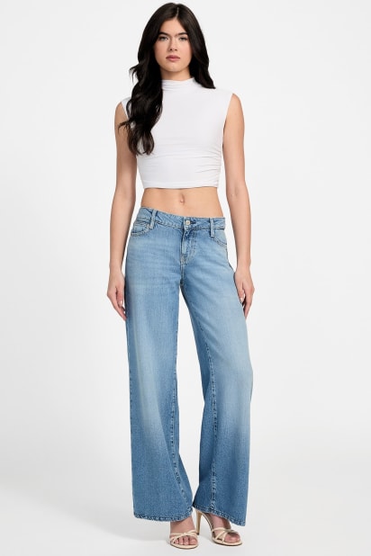 【ブラウン(G1EL)】GUESS パンツ ジーンズ (W)ECO Sexy Palazzo Jeans GUESS｜GUESS パンツ ジーンズ (W)ECO Sexy Palazzo Jeans | Rakuten