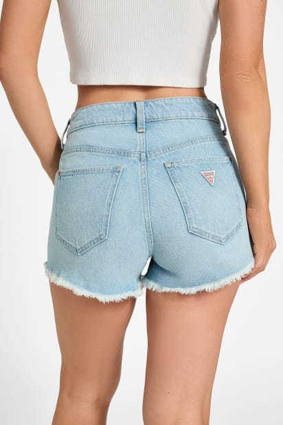 GUESS® Vintage Denim Mom Shorts