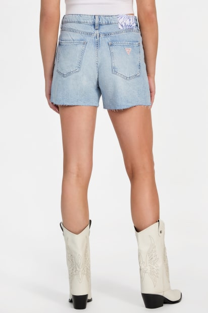 GUESS® Eco Featherweight Relaxed Midi Denim Shorts