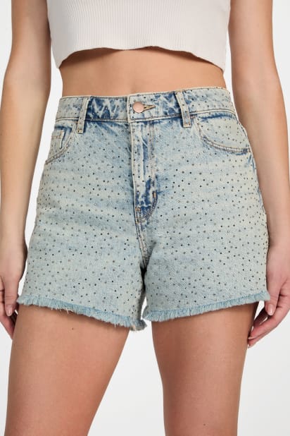 GUESS® Relaxed Midi Shorts