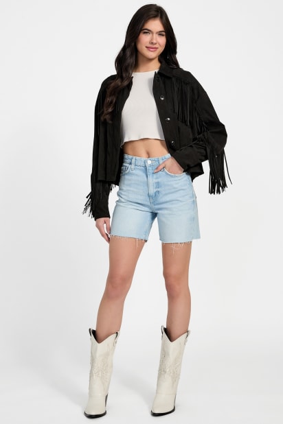 GUESS® Ibby Fringe Shirt