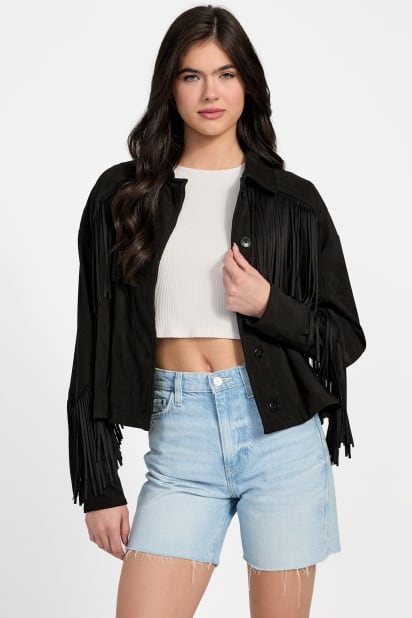 GUESS® Ibby Fringe Shirt