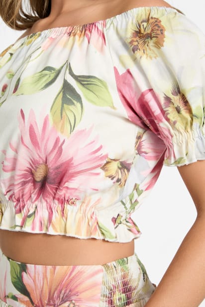 GUESS® Eco Elodie Off-the-Shoulder Top