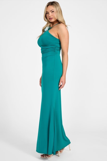Eco Long Flower Dress