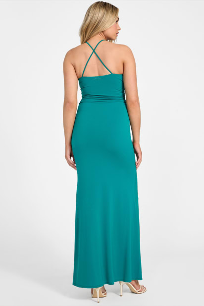 green velvet topshop dress Evergreen Dress - Luxury Resort Evening Wear
