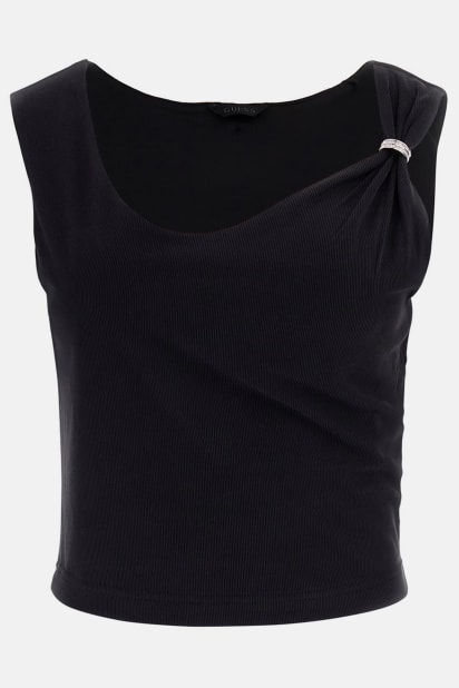 GUESS® Eco Aimee Jeweled Strap Top