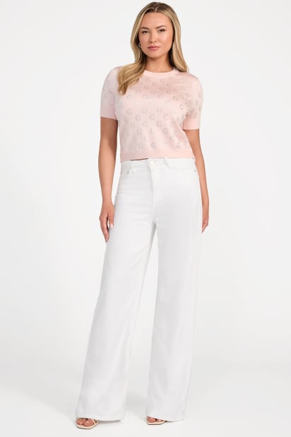 GUESS® Jasmine Crewneck Sweater Top