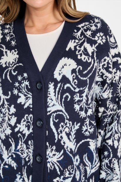 GUESS® Eco Melinda Jacquard Cardigan