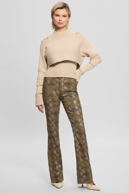 GUESS® Sexy Flare Python Jeans