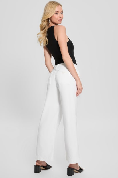 GUESS® Eco Zoya Cropped Wide Jeans