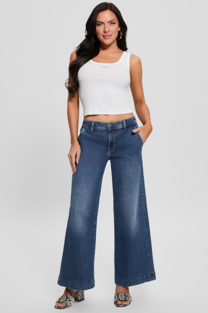GUESS® Zoya wide-leg jeans
