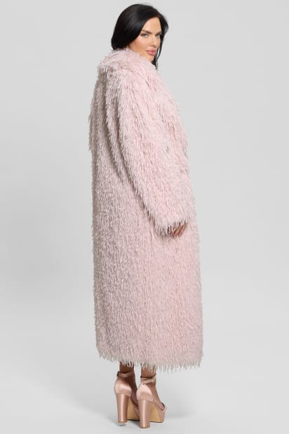 GUESS® Fenix Faux-Fur Longline Coat