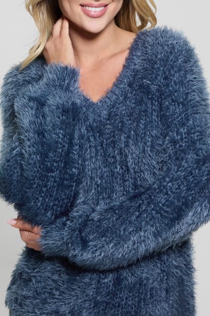 GUESS® Natsumi Fuzzy Sweater