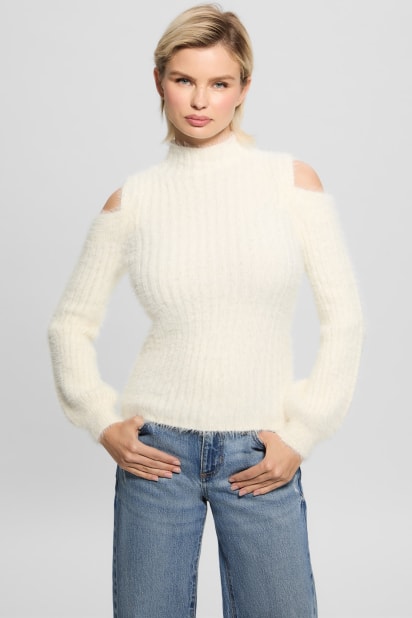 GUESS® Takara Fuzzy Sweater