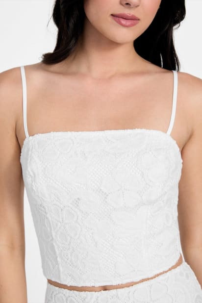 GUESS® Delilah Crochet Lace Top
