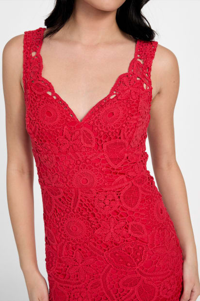 GUESS® Rosalia Crochet Maxi Dress