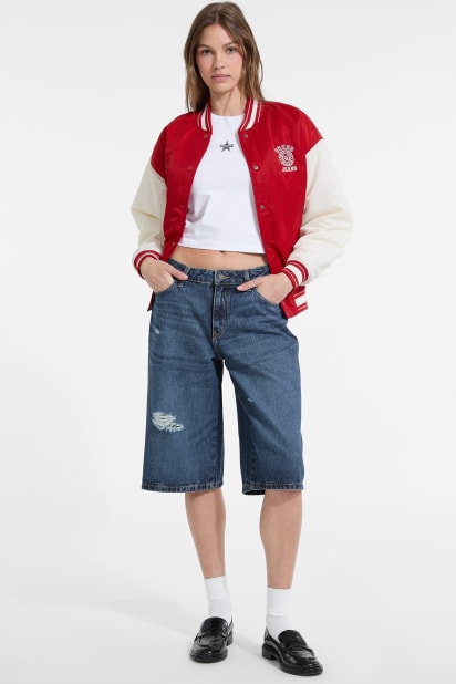 GUESS® Embroidered Varsity Jacket