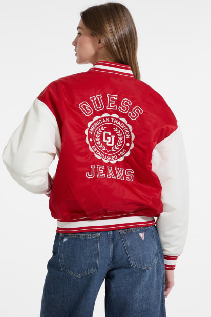 GUESS® Embroidered Varsity Jacket