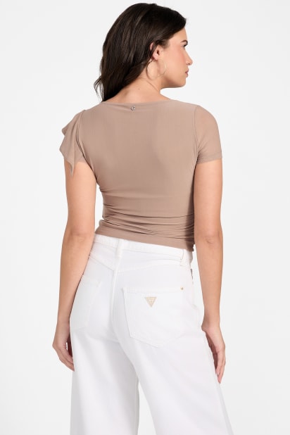 GUESS® Eco Verdiana Ruffle Top