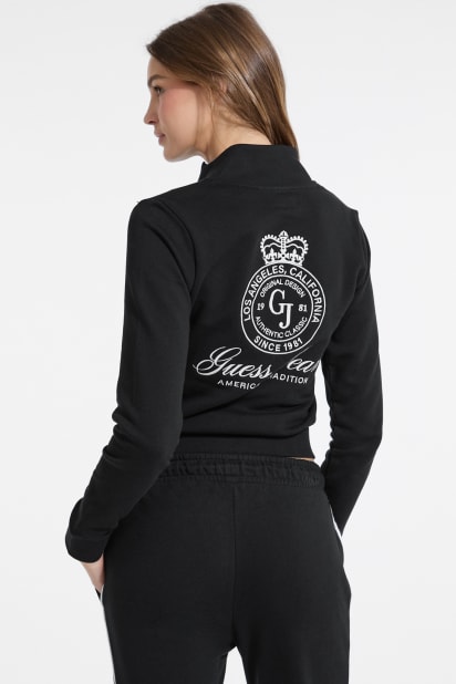 GUESS® Embroidered Active Zip Sweatshirt